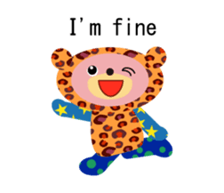 An animal wearing a costume. sticker #10631175