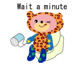 An animal wearing a costume. sticker #10631177