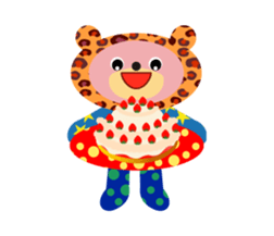 An animal wearing a costume. sticker #10631178