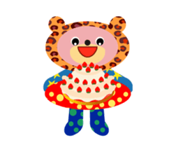 An animal wearing a costume. sticker #10631178