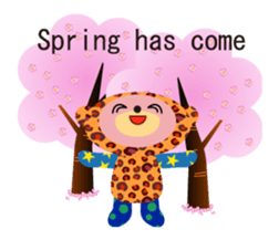 An animal wearing a costume. sticker #10631179