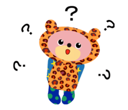 An animal wearing a costume. sticker #10631182