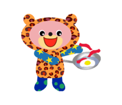 An animal wearing a costume. sticker #10631183