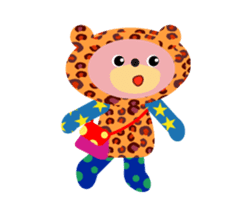 An animal wearing a costume. sticker #10631187