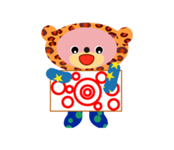 An animal wearing a costume. sticker #10631188