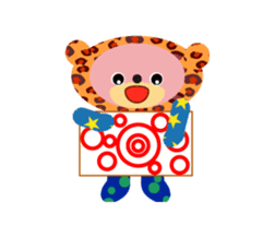 An animal wearing a costume. sticker #10631188