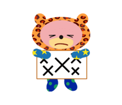 An animal wearing a costume. sticker #10631189