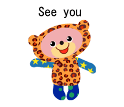 An animal wearing a costume. sticker #10631190