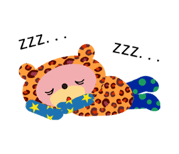 An animal wearing a costume. sticker #10631191