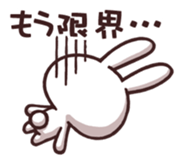 Cute rabbit "Mopu-usa" 3 sticker #10631454