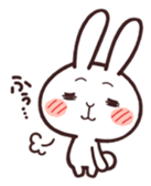 Cute rabbit "Mopu-usa" 3 sticker #10631463