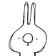 Mr. Usamaru of deadpan rabbit. by Simotuki.S