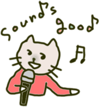 Daily conversation of interesting  cat sticker #10631568