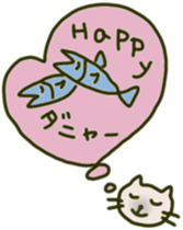 Daily conversation of interesting  cat sticker #10631570