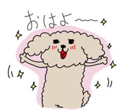The pooh of Toy Poodle sticker #10631675