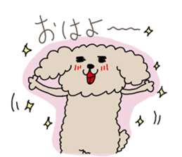 The pooh of Toy Poodle sticker #10631675