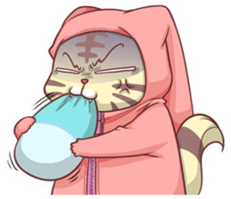 CatRabbit ; Happy Easter sticker #10631784