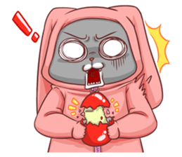 CatRabbit ; Happy Easter sticker #10631785