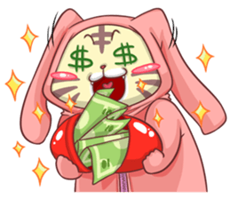 CatRabbit ; Happy Easter sticker #10631790