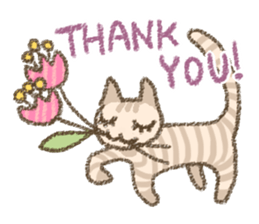 flower & animal sticker sticker #10631872