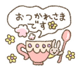 flower & animal sticker sticker #10631877