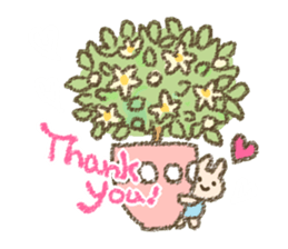 flower & animal sticker sticker #10631891