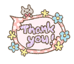 flower & animal sticker sticker #10631906