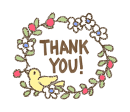 flower & animal sticker sticker #10631908