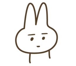 abe rabbit sticker #10632116