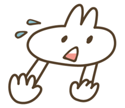abe rabbit sticker #10632117