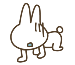 abe rabbit sticker #10632119