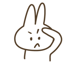 abe rabbit sticker #10632120