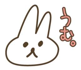 abe rabbit sticker #10632121
