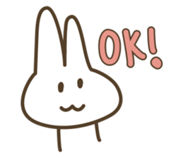 abe rabbit sticker #10632122