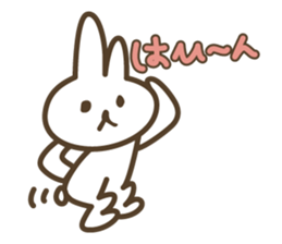 abe rabbit sticker #10632129
