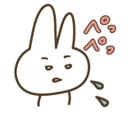 abe rabbit sticker #10632130