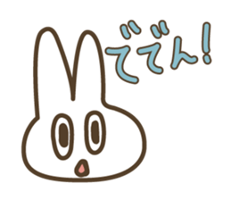 abe rabbit sticker #10632131