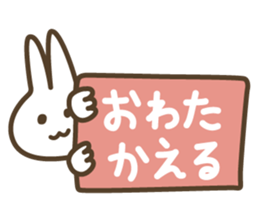 abe rabbit sticker #10632142