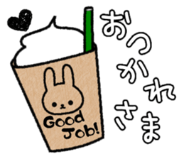 Frequently used message Rabbit 5 sticker #10632552