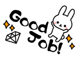 Frequently used message Rabbit 5 sticker #10632555