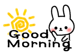 Frequently used message Rabbit 5 sticker #10632558
