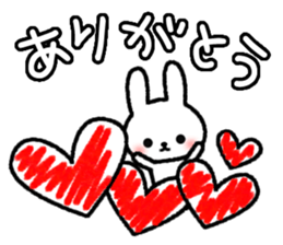 Frequently used message Rabbit 5 sticker #10632564