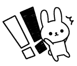 Frequently used message Rabbit 5 sticker #10632586