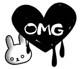 Frequently used message Rabbit 5 sticker #10632587