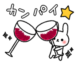 Frequently used message Rabbit 5 sticker #10632589