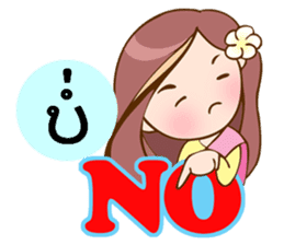 Thai-Laos girls sticker #10633121