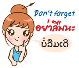 Thai-Laos girls sticker #10633142