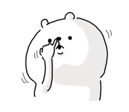 He is like a bear, too. 3 sticker #10633232