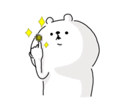 He is like a bear, too. 3 sticker #10633233