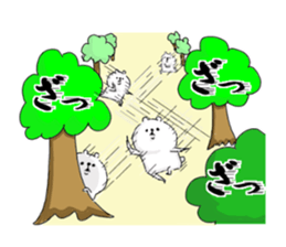 He is like a bear, too. 3 sticker #10633240